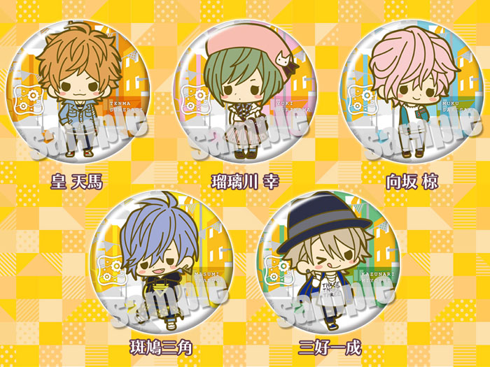 A3!（エースリー）』のキャラクター達が可愛い缶バッジになって登場