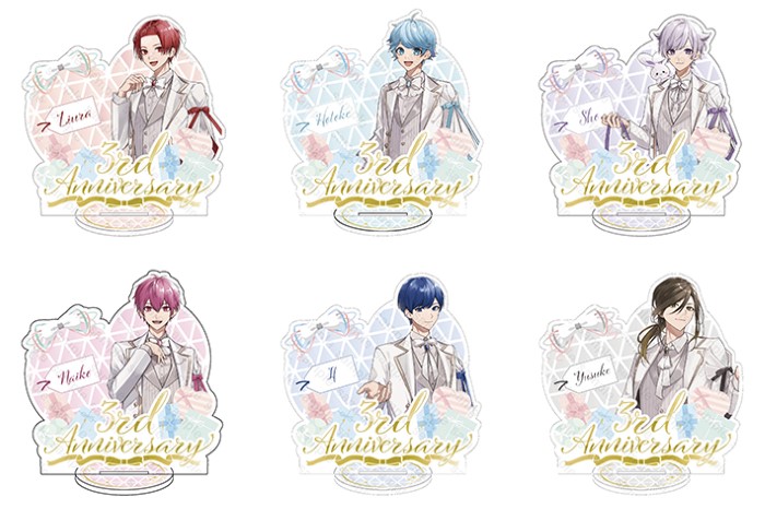 歌い手グループ「いれいす」結成3周年を記念したフェアがアニメイトで