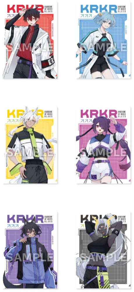 SNSアニメ『混血のカレコレ』オリジナルグッズ＆フードが全国の