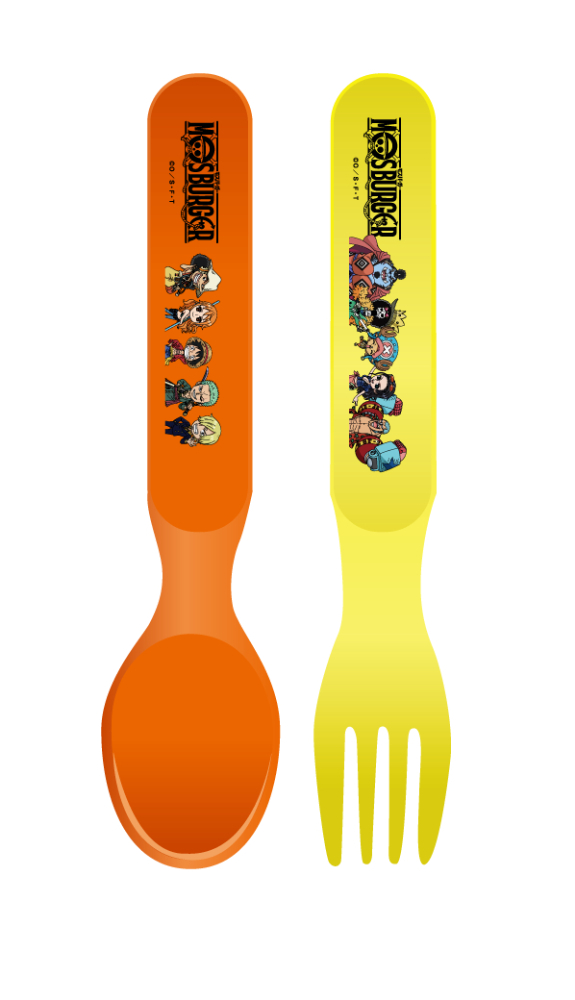 ONE PIECE」×「モスバーガー」スプーン＆フォークセットや