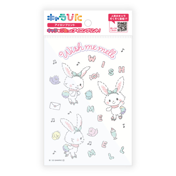 ウィッシュミーメル アイロンプリントシート はがきサイズ(SR-X-WI1