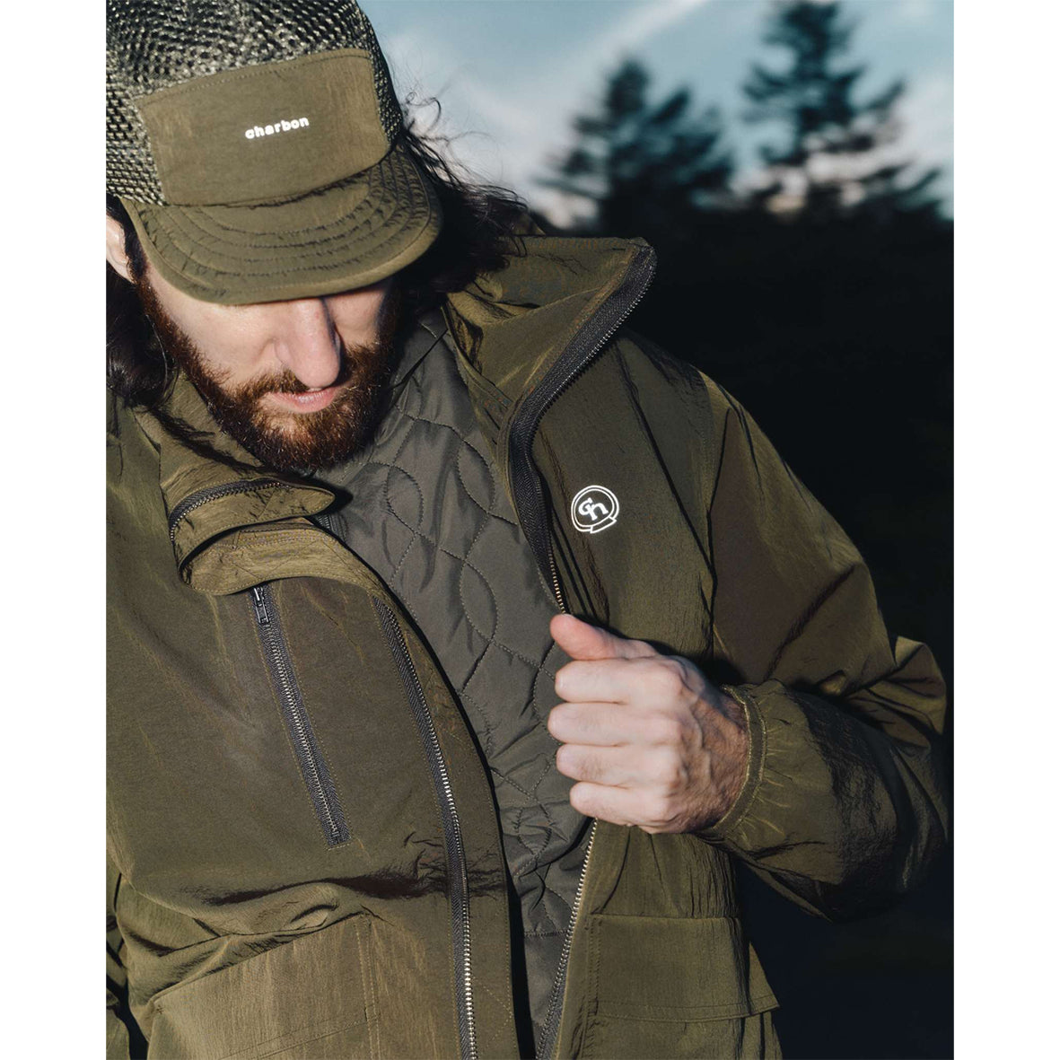 LIMONTA D/WASHER NYLON ZIP UP PARKA