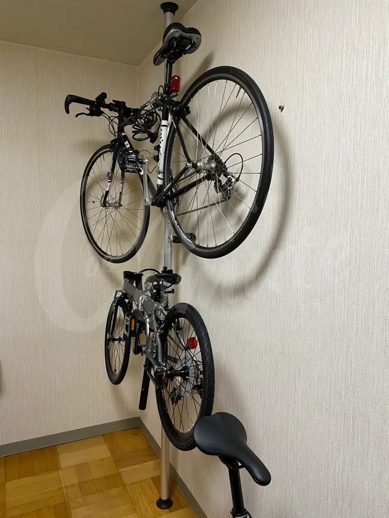 自転車の室内保管ならバイクタワーで無駄なくスッキリ！拡張オプション