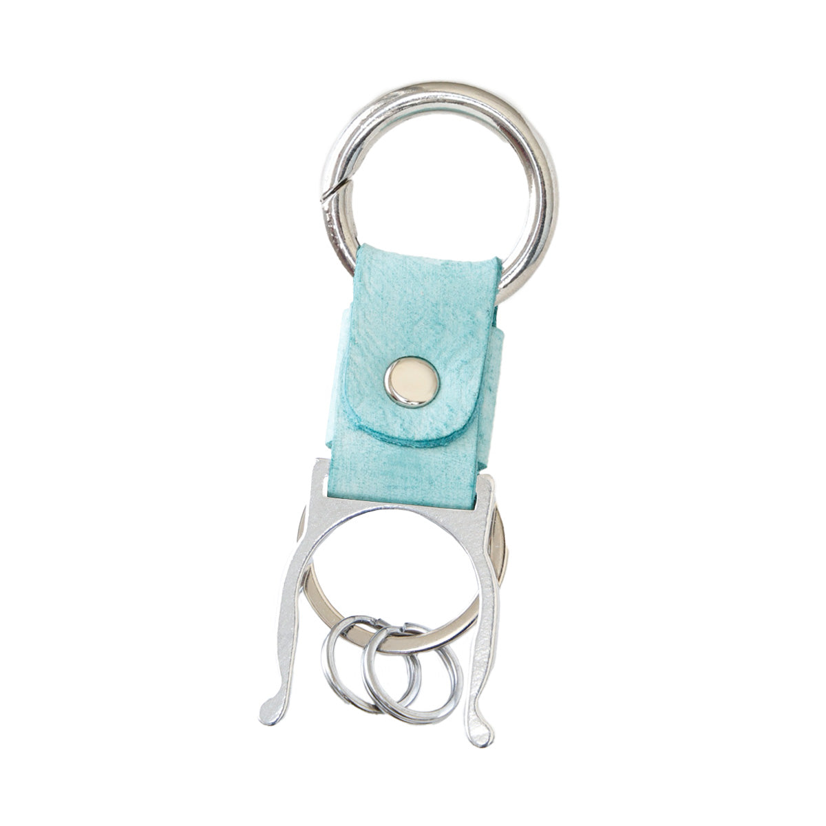 ペットボトルホルダー ペットボトルキーホルダー カラビナ シルバー 本