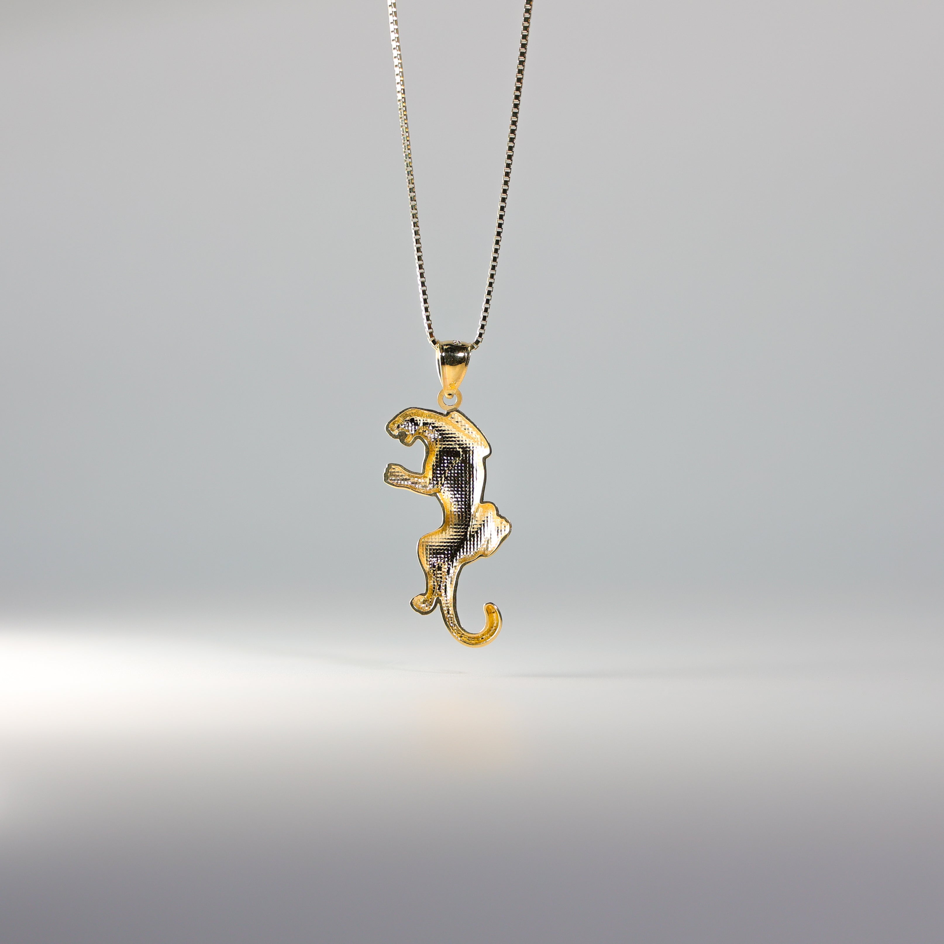 14K Gold Panther Pendant - Model 1618 | Charlie & Co. Jewelry
