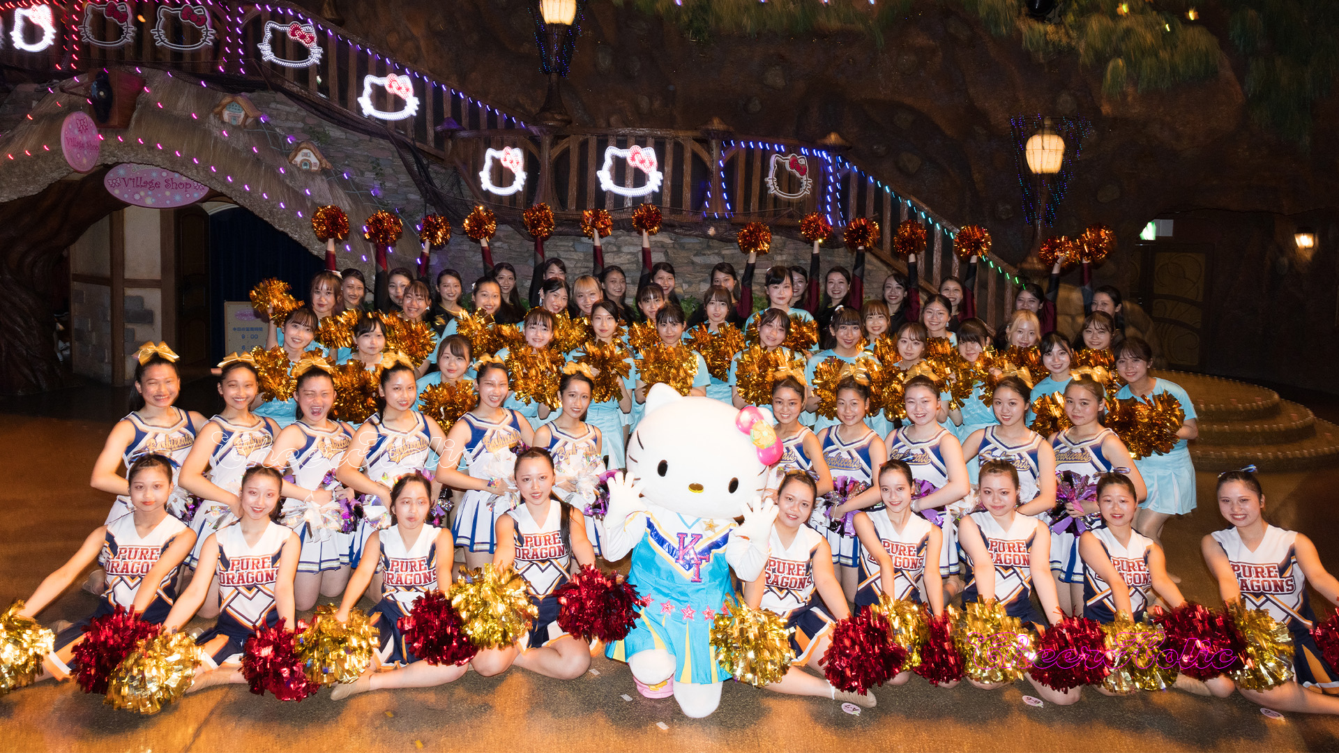 サンリオピューロランドでチアホリック＆K-poppinを開催しました