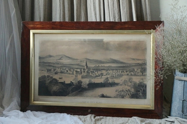 19世紀ローズウッドのフレーム（額） イギリスアンティーク