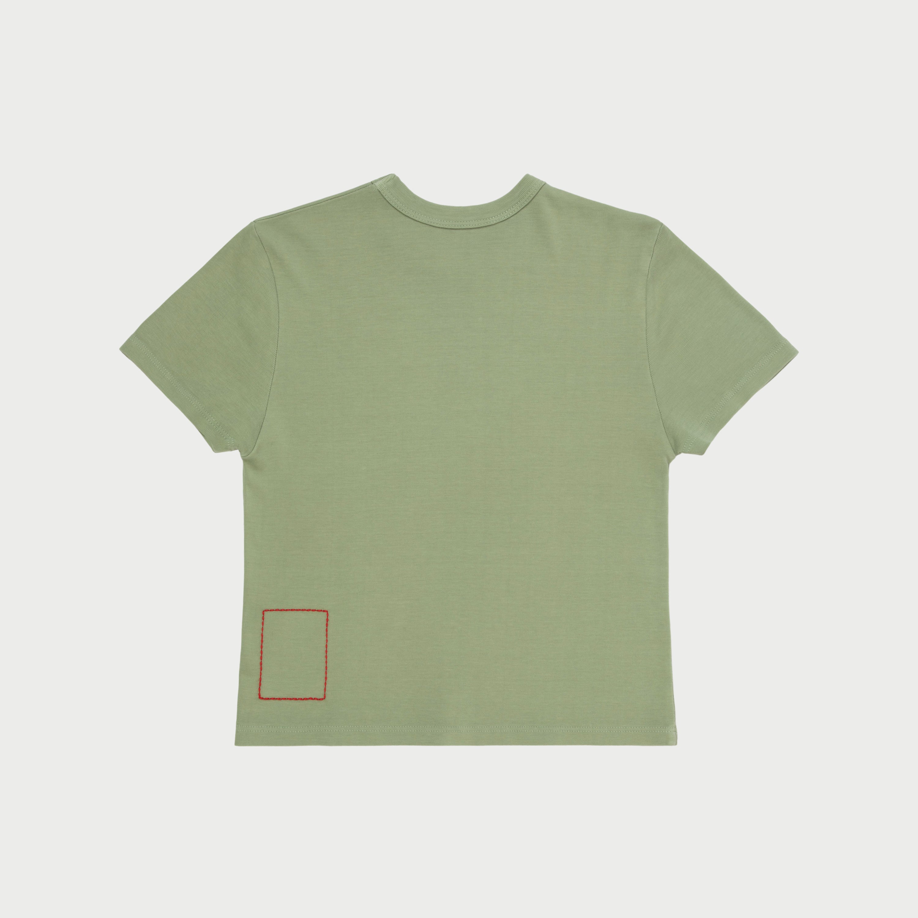 Basic Baby Tee (Sage) – CHERRY LA