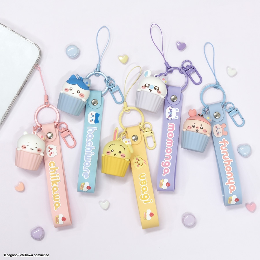 ちいかわの3Dマスコットがゆらゆら可愛い♡便利なハンドストラップが新