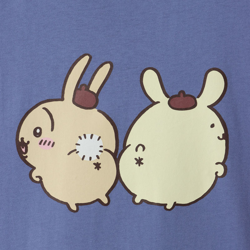 ちいかわ×サンリオキャラクターズ ビックTシャツ うさぎ×ポムポム
