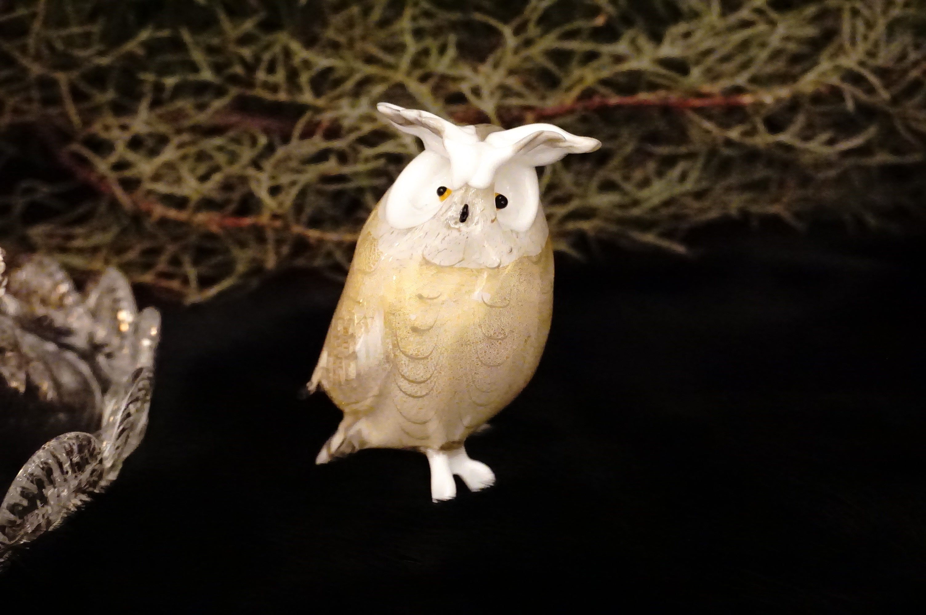 ムラーノガラス（ベネチアングラス）〈オブジェ／置物〉ふくろう（大