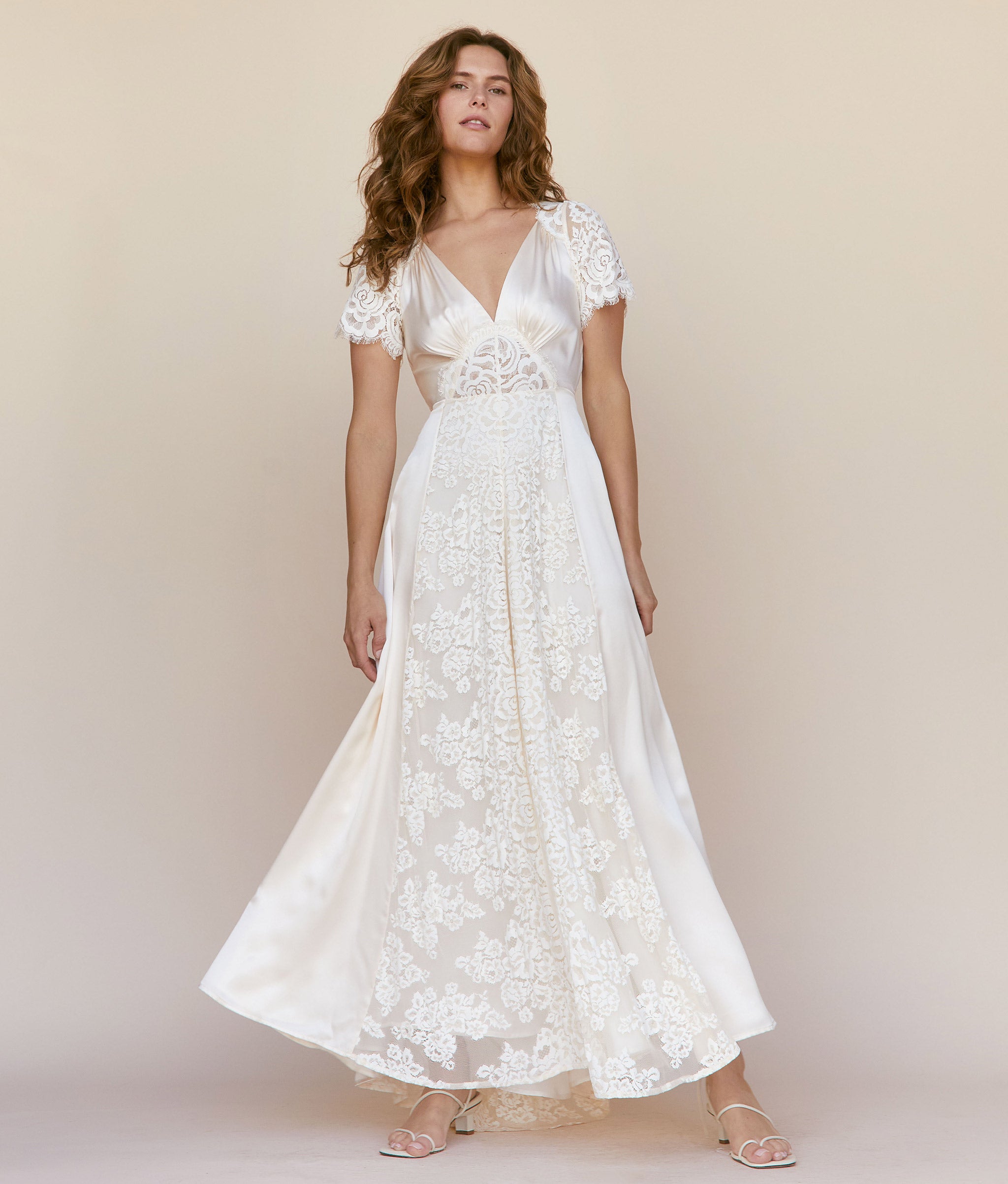 The Fitzgerald Dress | Pearl Silk – Christy Dawn