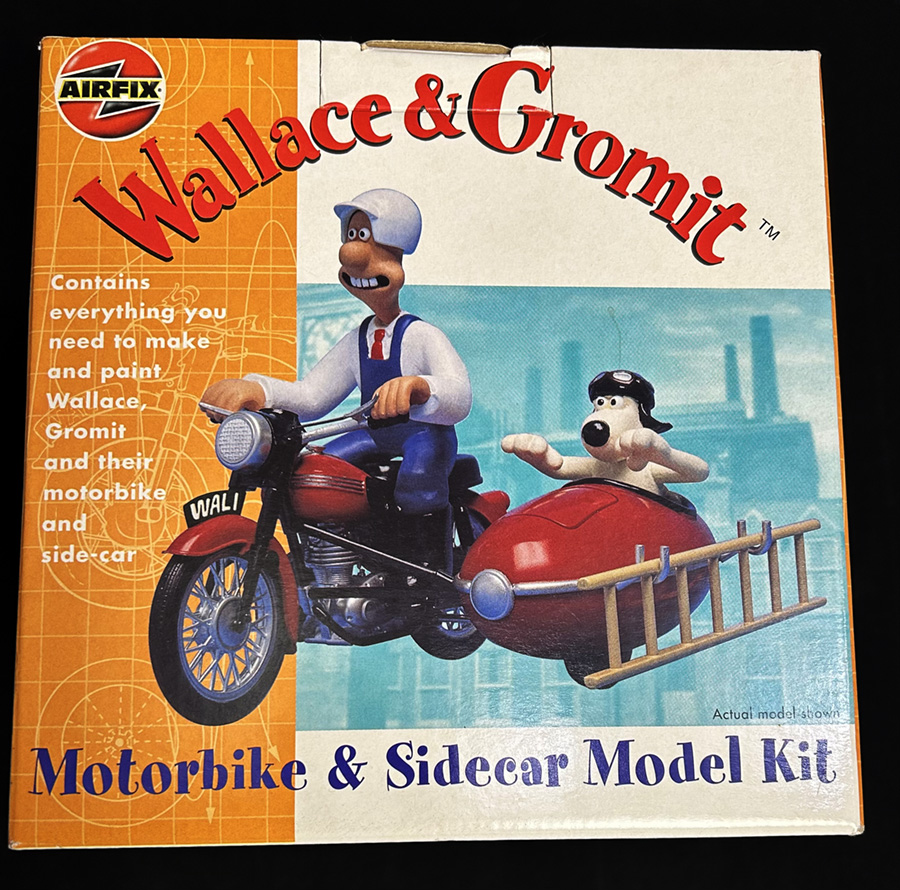 Wallace & Gromit Motorbike – AIRFIX – Space Art by Christopher Doll