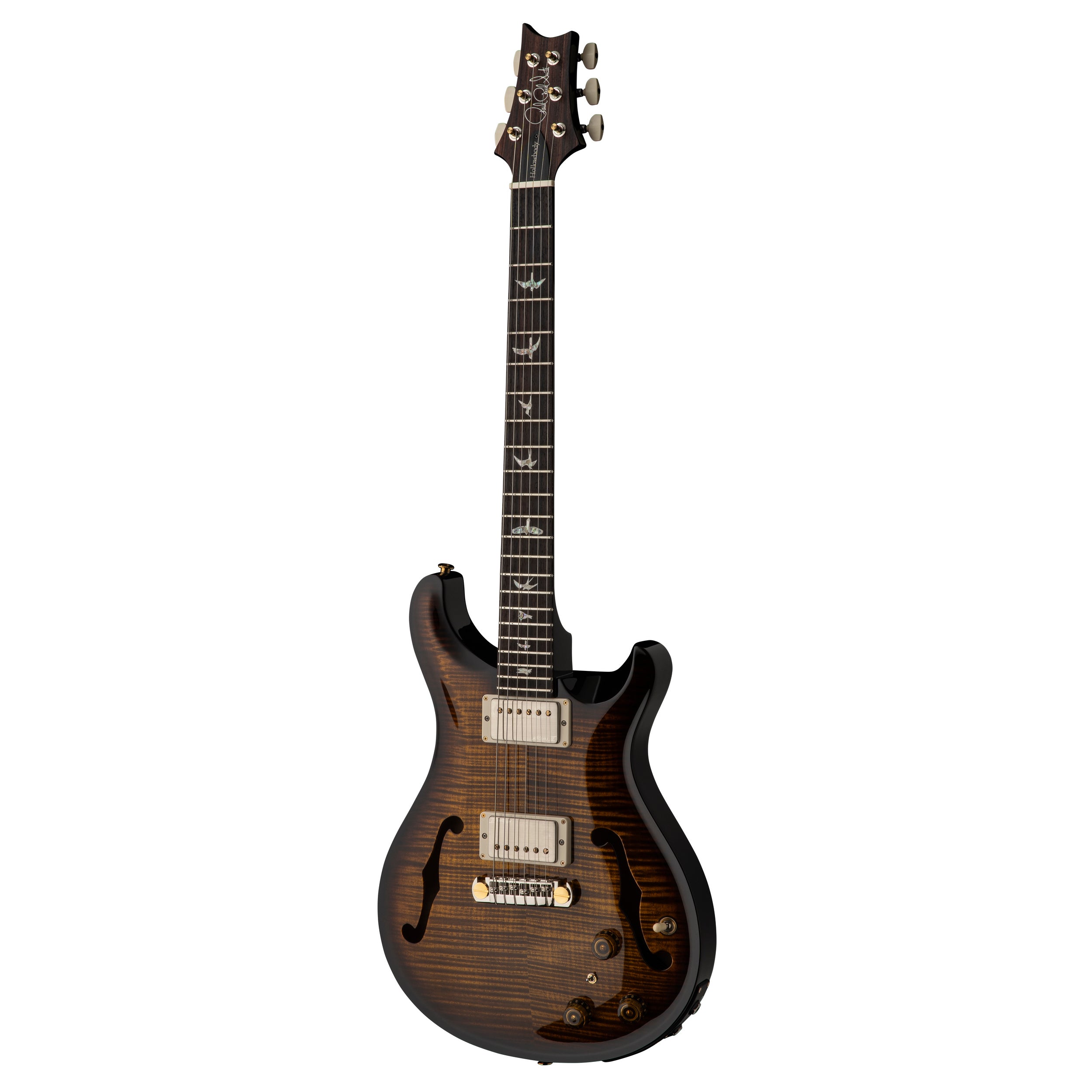 PRS Hollowbody II Piezo 10-Top Hollowbody Electric Guitar - Black