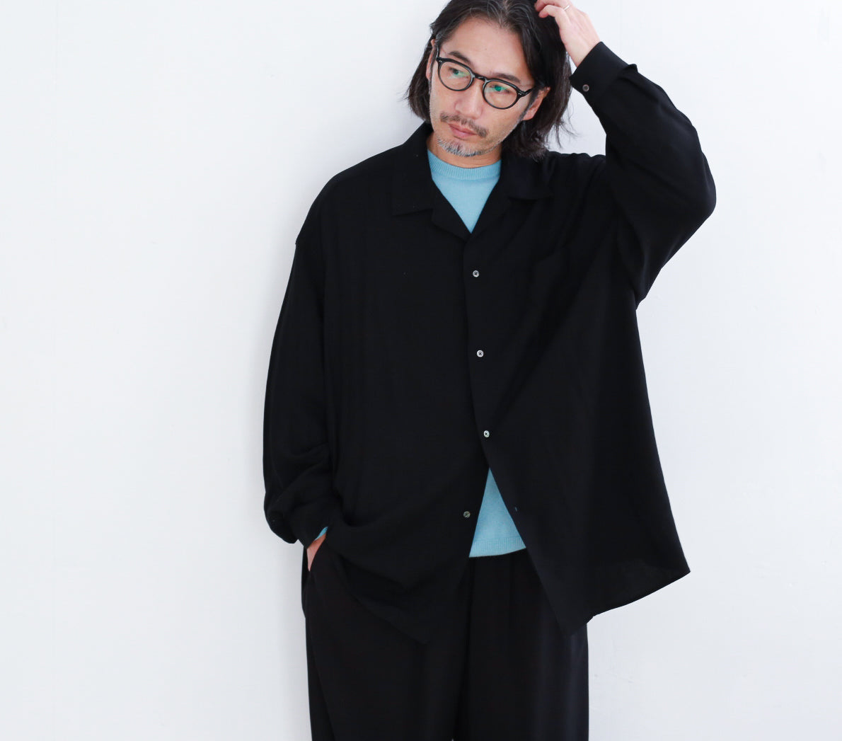 Graphpaper SIDOGRAS Twill Viscose Oversized Sleeping Shirt & Easy