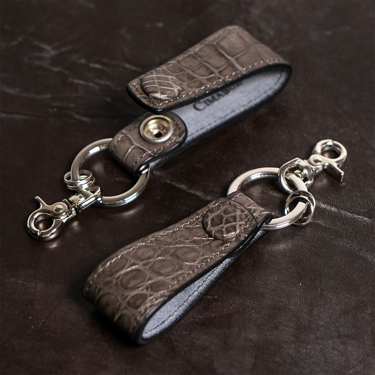 ナイルクロコダイルストラップキーホルダー | キーケース