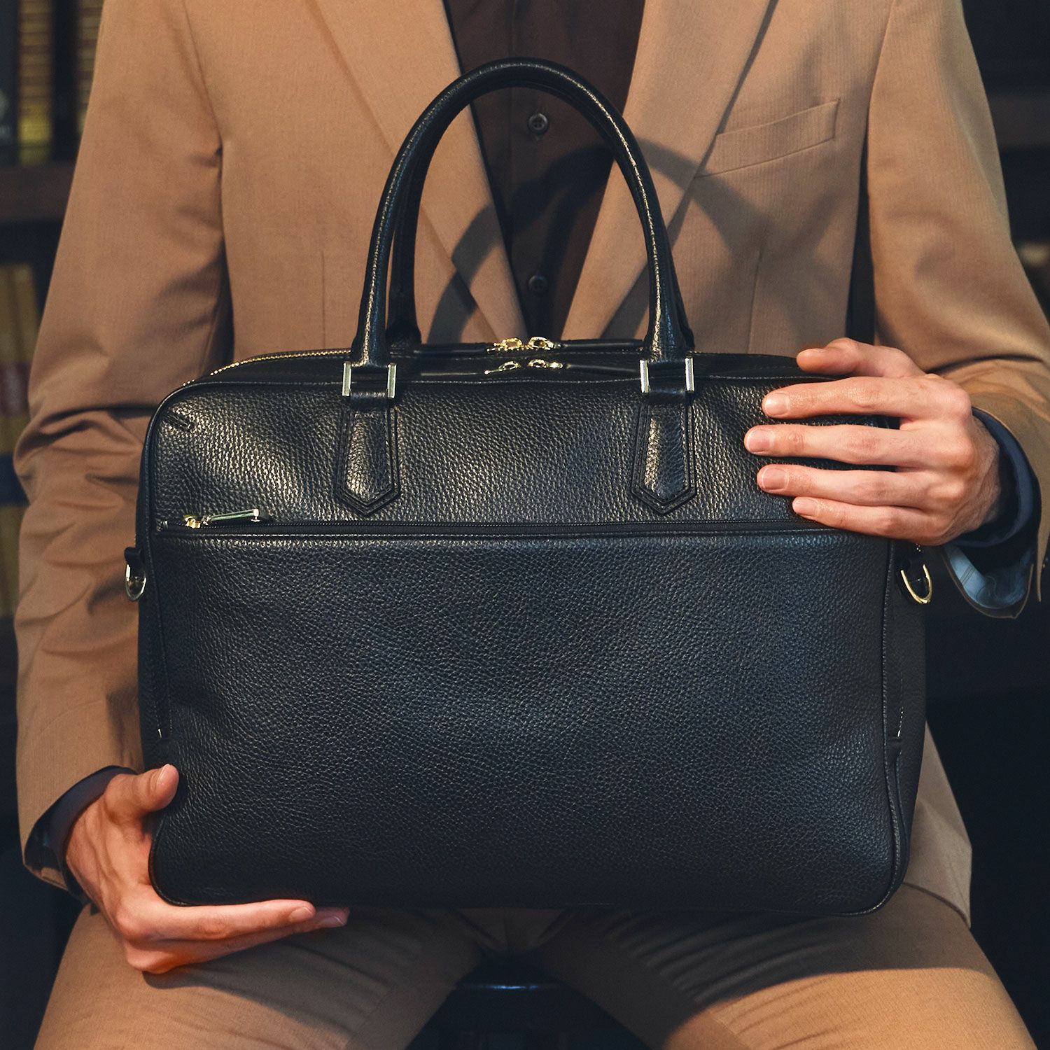 エメリーⅡ2way ダブルブリーフケース | ビジネスバッグ（革