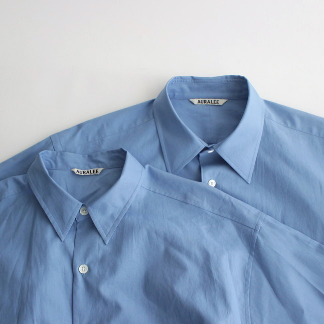 AURALEEの定番シャツ2型のちがい。 - WASHED FINX TWILL – ciacura