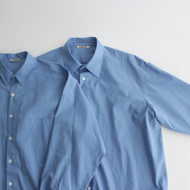 AURALEEの定番シャツ2型のちがい。 - WASHED FINX TWILL – ciacura