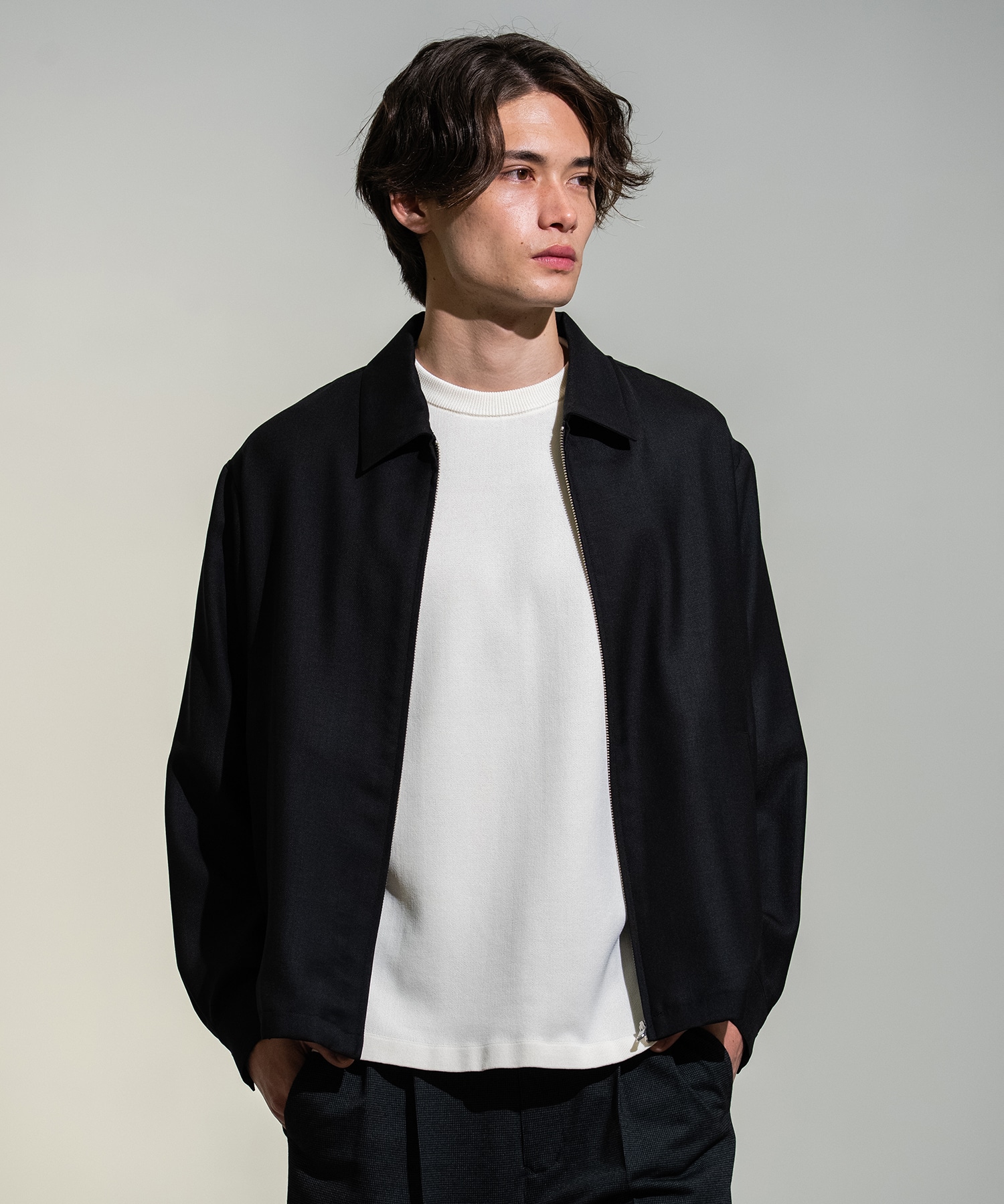 ドリズラージップアップジャケット(1 BLACK): : メンズ｜CITY TOKYO