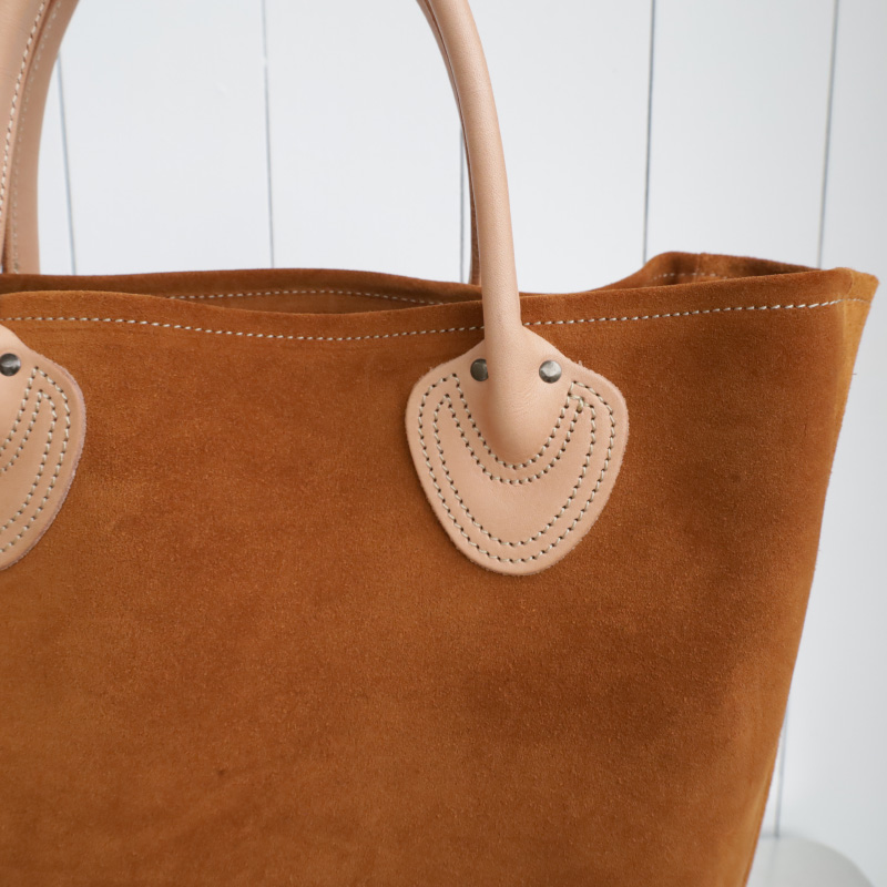 Bark Outsiders “OLD CARRY TOTE ” Suede×Natural – by CITRON