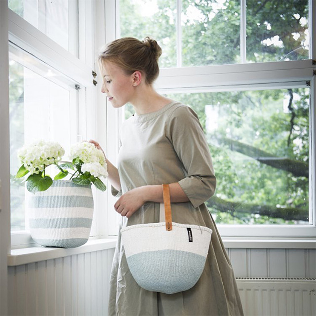 Mifuko ミフコ｜Kiondo バスケット［サイザル麻×再生プラスチック