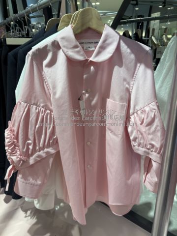 コムデギャルソンガール アーム フリル長袖シャツ-ブラウス-26SS