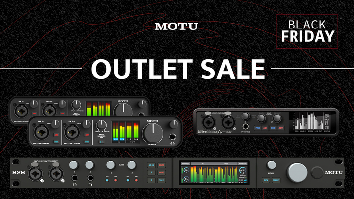 ブラックフライデーセール】MOTUオーディオインターフェイスM2など、箱