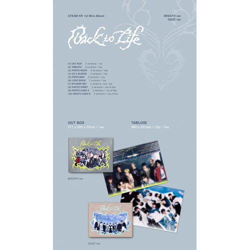 Back to Life [3形態セット][CD] - &TEAM - UNIVERSAL MUSIC JAPAN