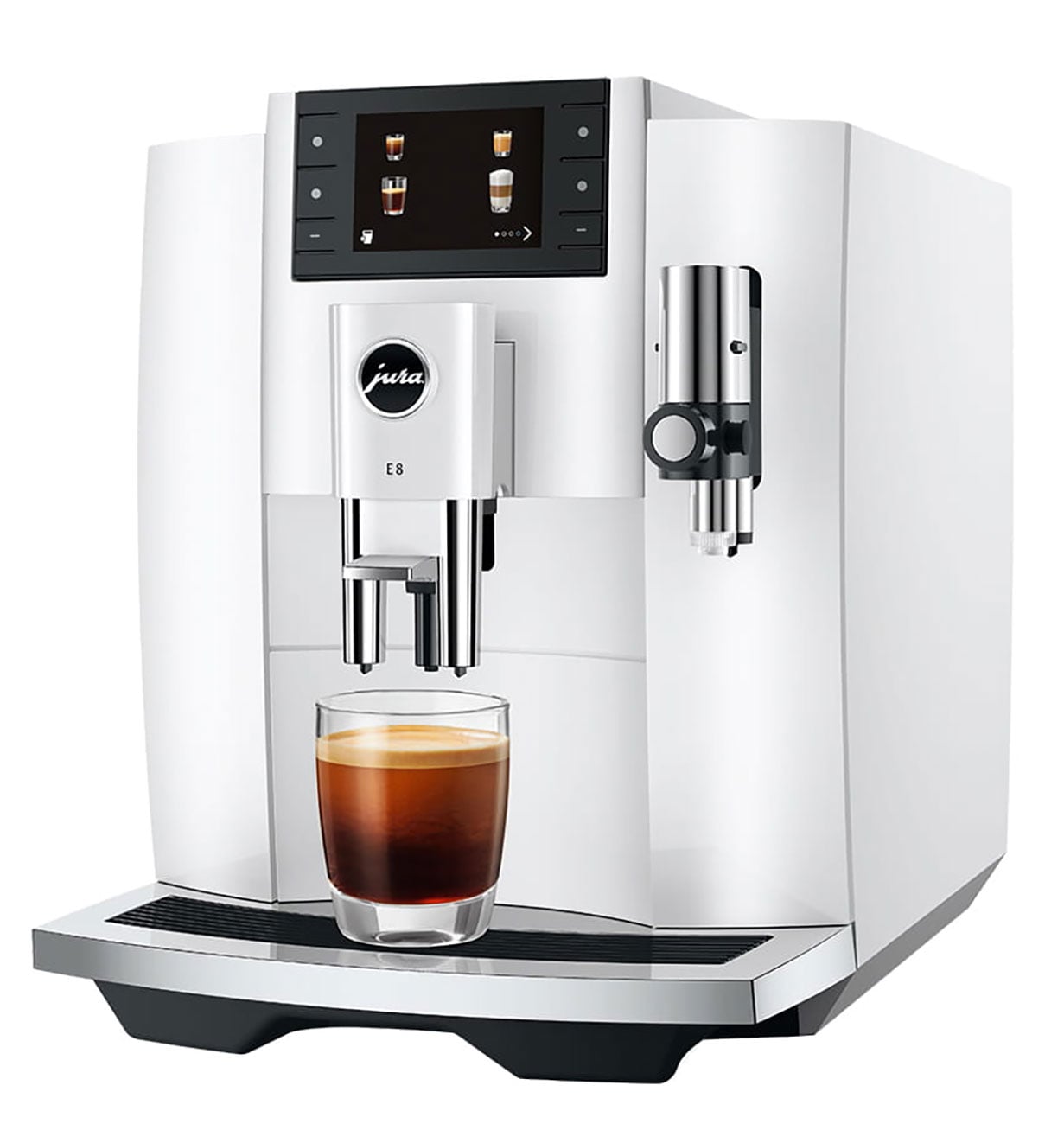 Jura E8 Automatic Coffee & Espresso Machine White - 15683 | Abt