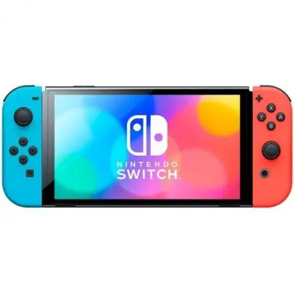 Nintendo Switch (OLED model) Neon Blue-Red + Игра The Legend of