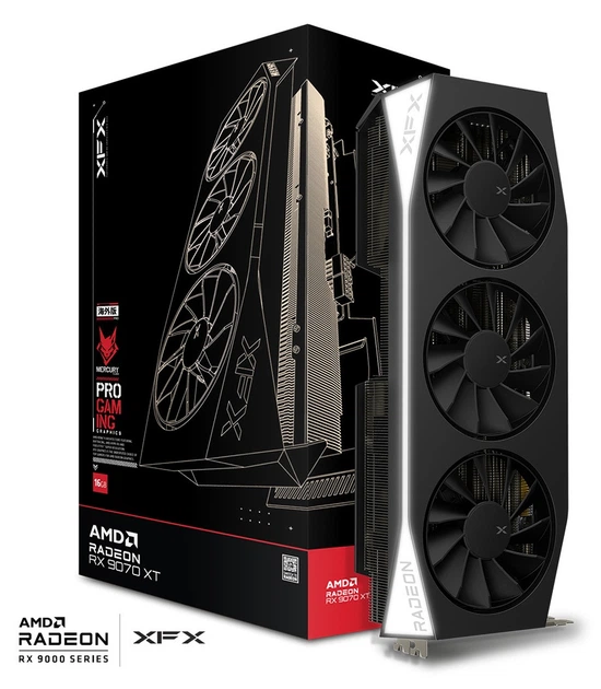 Видеокарта XFX Mercury AMD Radeon RX 9070XT Gaming Edition (RX
