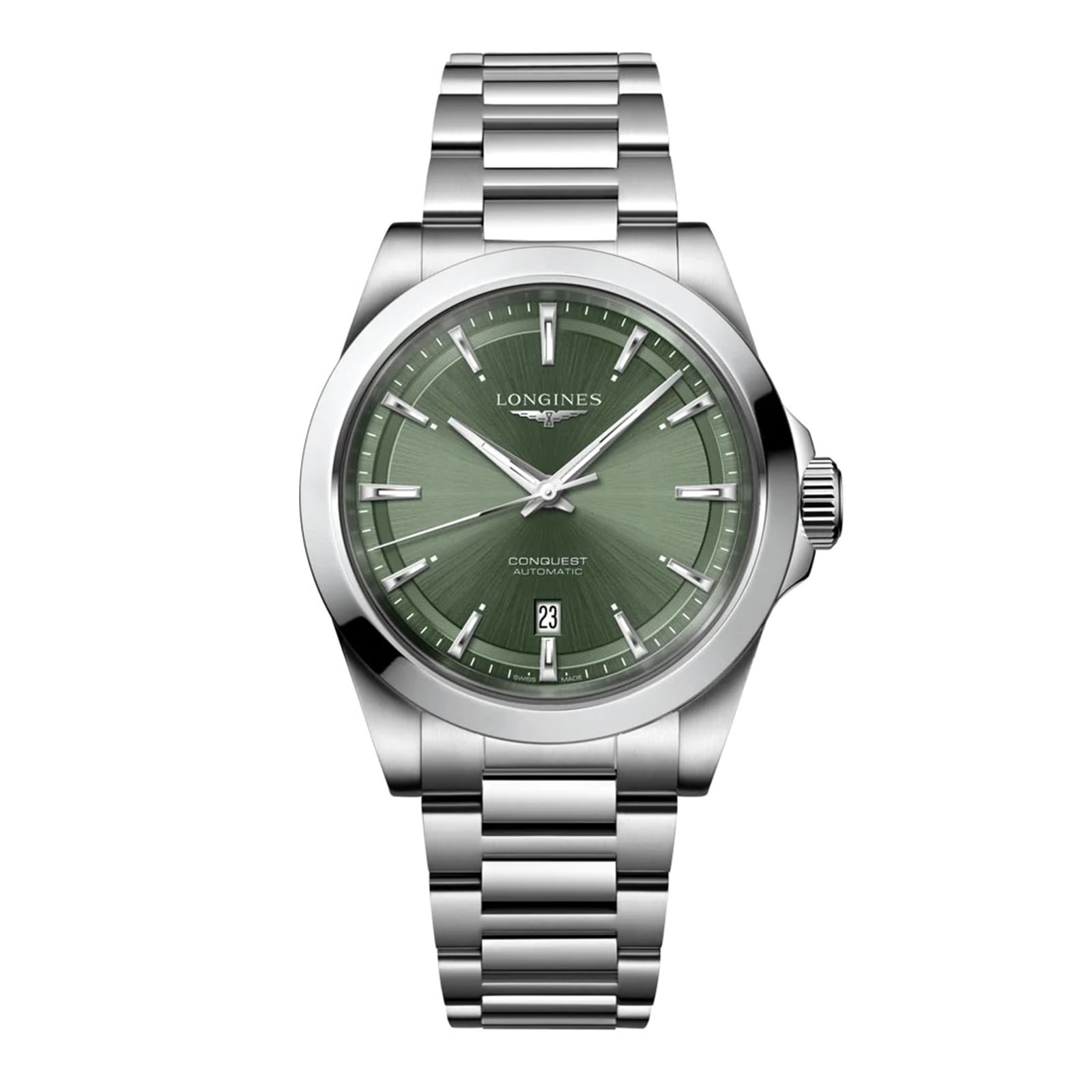 Longines Conquest 41mm Mens Watch Green L38304026 | Betteridge