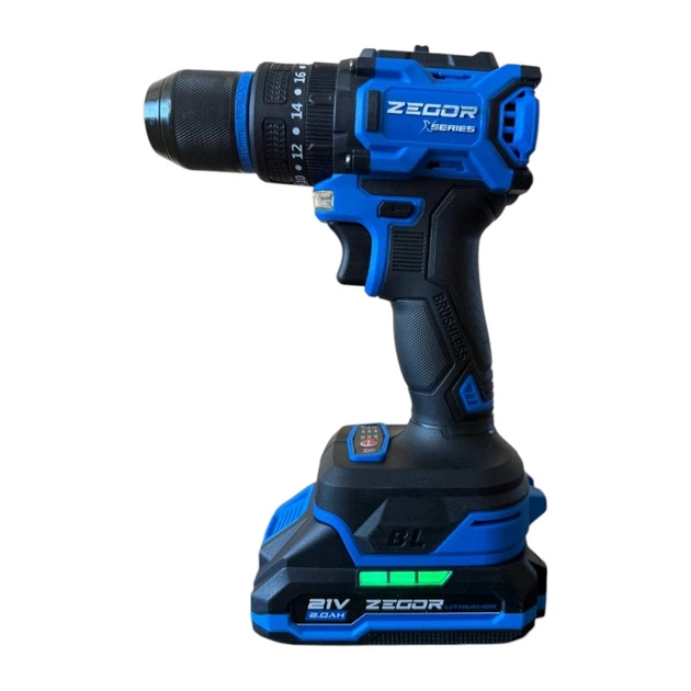 Ударный шуруповерт аккумуляторный бесщеточный ZEGOR CDAX-21BLH