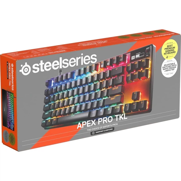 Клавіатура SteelSeries Apex Pro TKL Gen 3 UA (64740) – фото