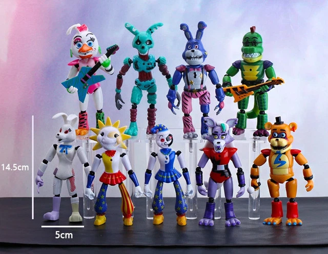 Разборные фигурки героев аниме Глэмрок Fnaf Five Nights at