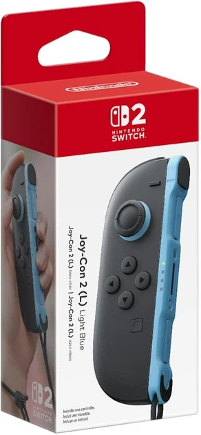Контролер Nintendo Joy-Con 2 (L) Light Blue (0045496321390) – фото