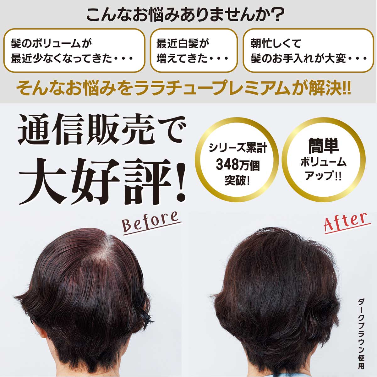 公式】 ララチューヘアファンデーション プレミアムセット (スキンケア