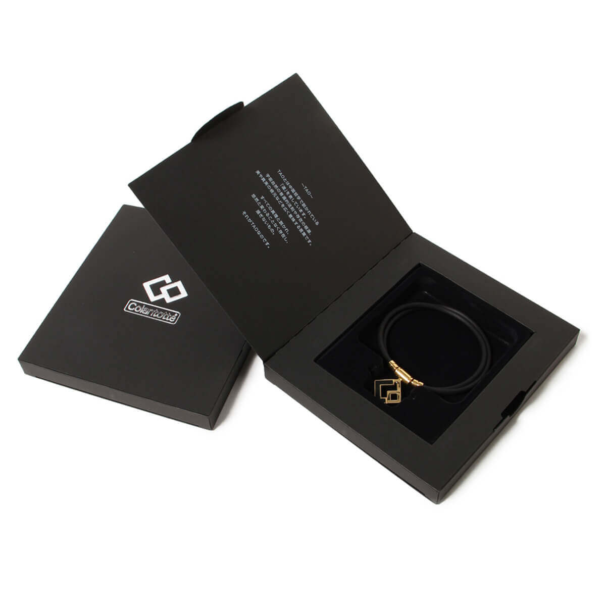 コラントッテ TAO ネックレスα ARAN（アラン）【グロスブラック