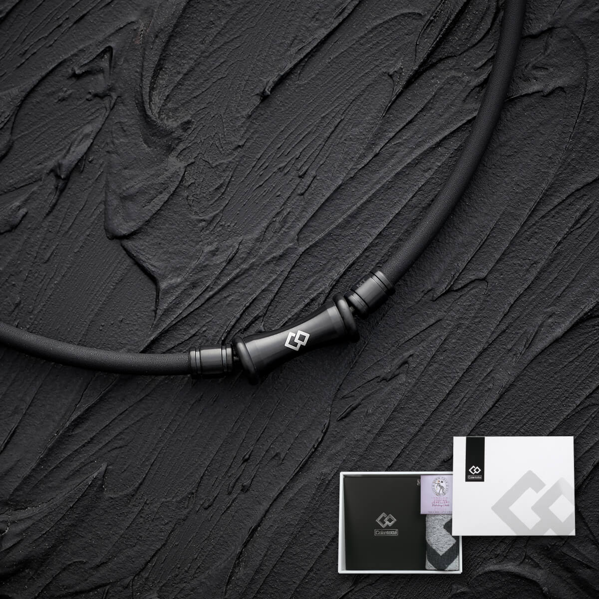 コラントッテ TAO ネックレス RAFFI【マットブラック】セット | ギフト