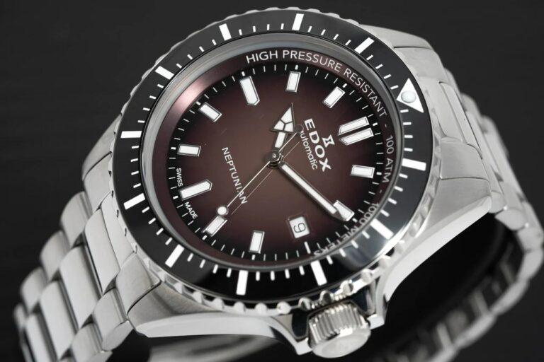 Edox Neptunian Automatic Red 80120-3NM-BRD