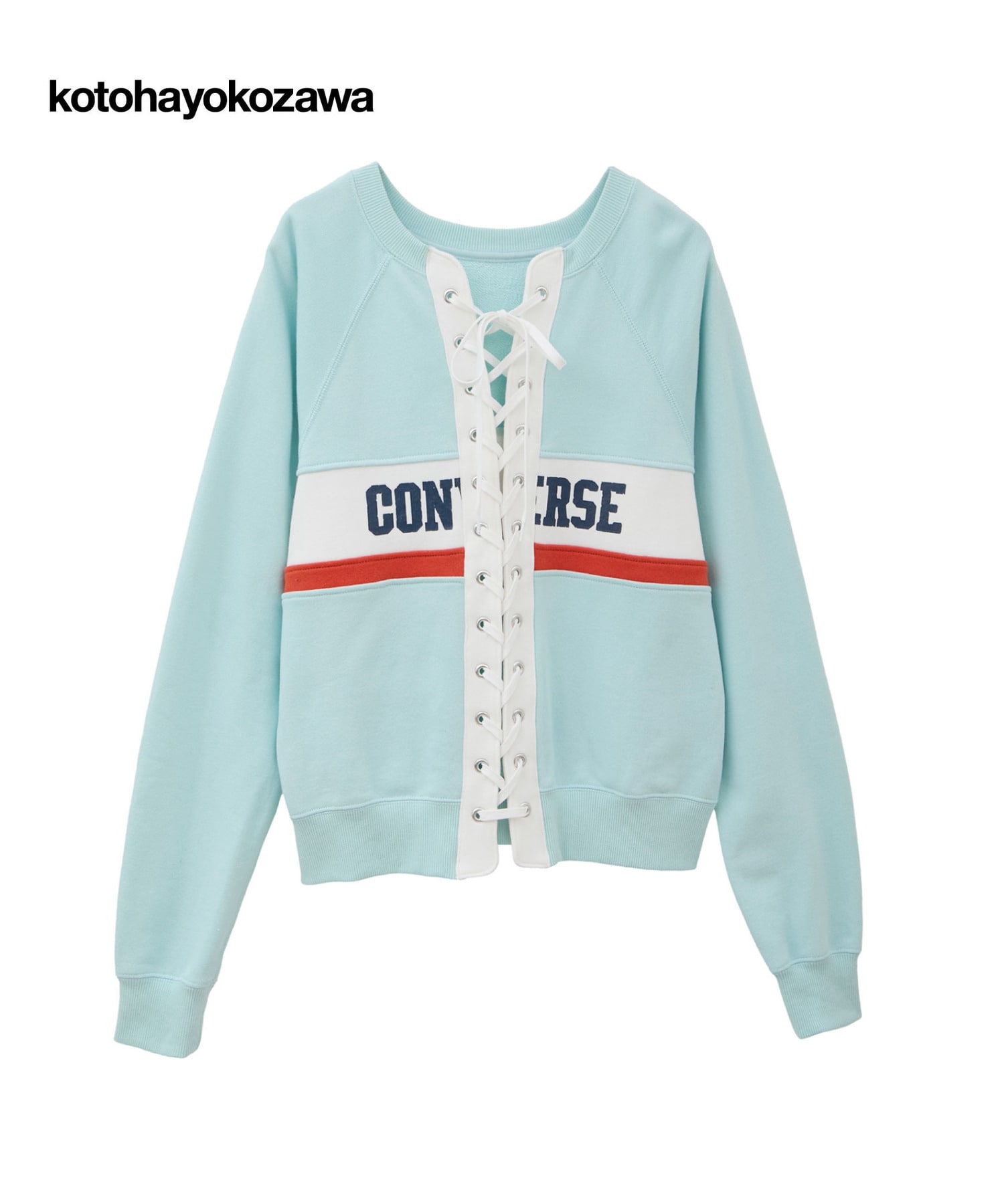 kotohayokozawa】LACE-UP LOGO PULLOVER｜CONVERSE TOKYO (コンバース