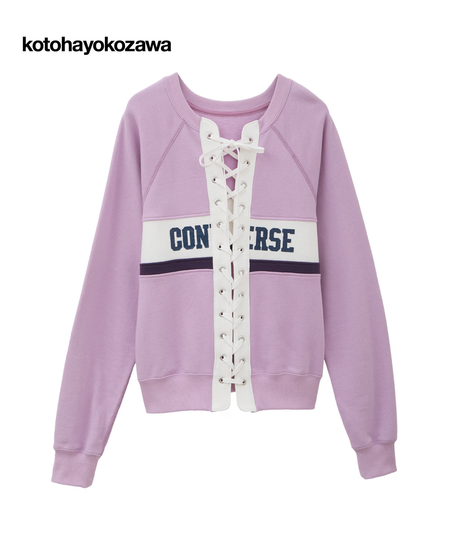 kotohayokozawa】LACE-UP LOGO PULLOVER｜CONVERSE TOKYO (コンバース
