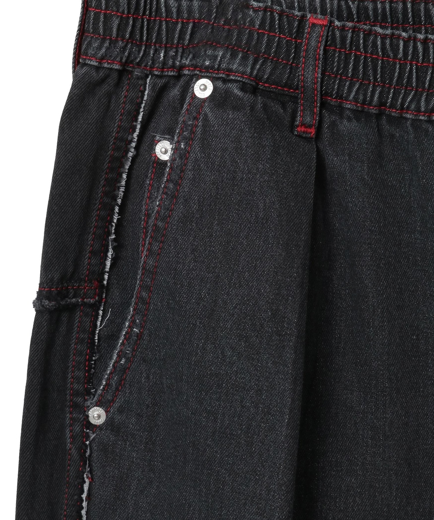 DENIM SWITCHING WIDE PANTS｜CONVERSE TOKYO (コンバーストウキョウ