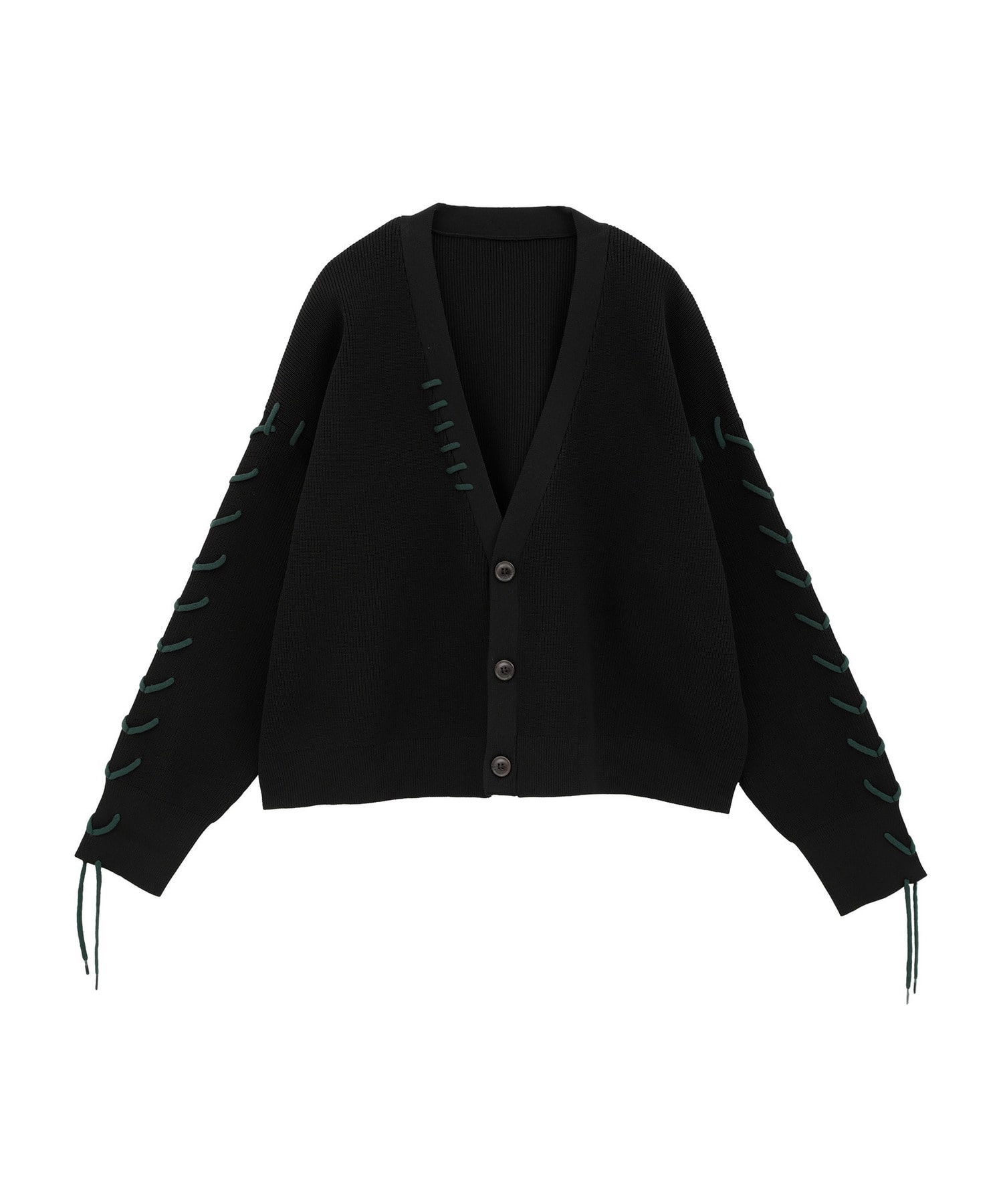 BLANKET STITCH KNIT SHORT CARDIGAN｜CONVERSE TOKYO (コンバース