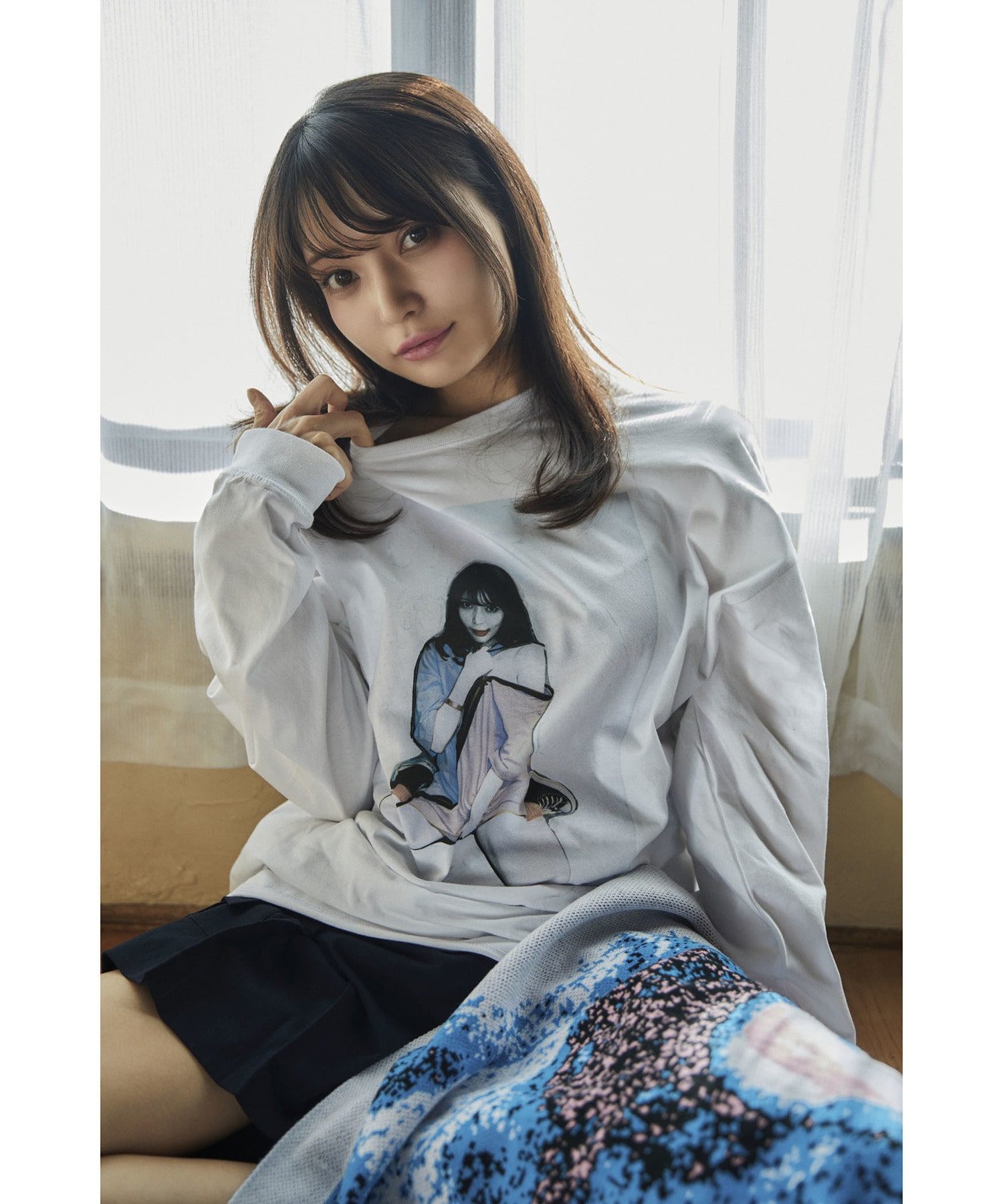 CONVERSE TOKYO×米原康正×似鳥沙也加】PAINT ART LONG SLEEVE TEE(1