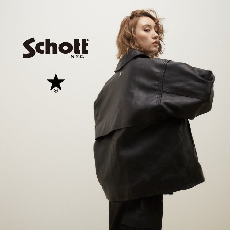 CONVERSE TOKYO ✕ Schott】別注 LAMB LEATHER JACKET｜CONVERSE TOKYO