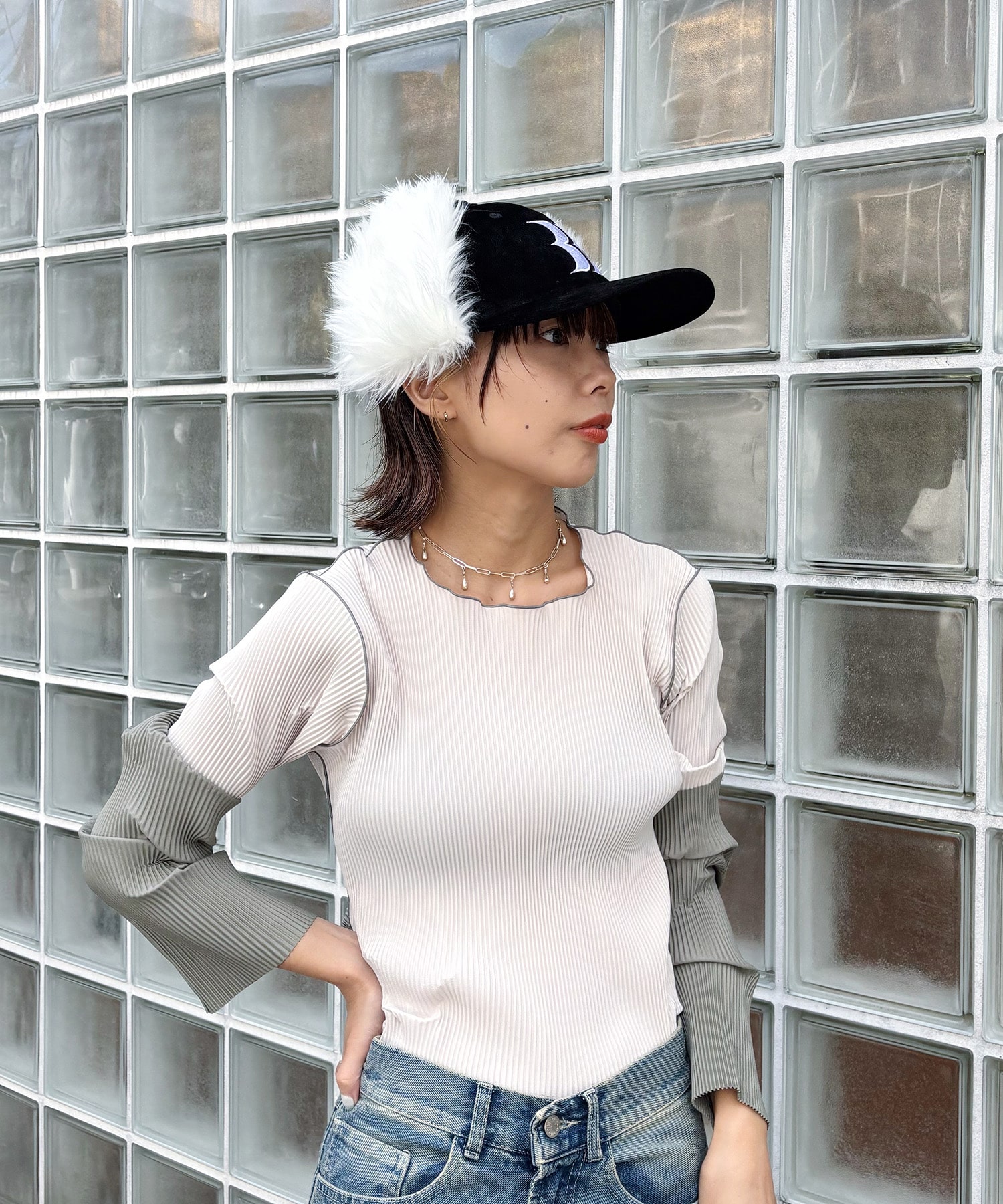 BB Logo Flight Cap(FREE BLACK): BASICKS: WOMENS｜CONZ ONLINE STORE