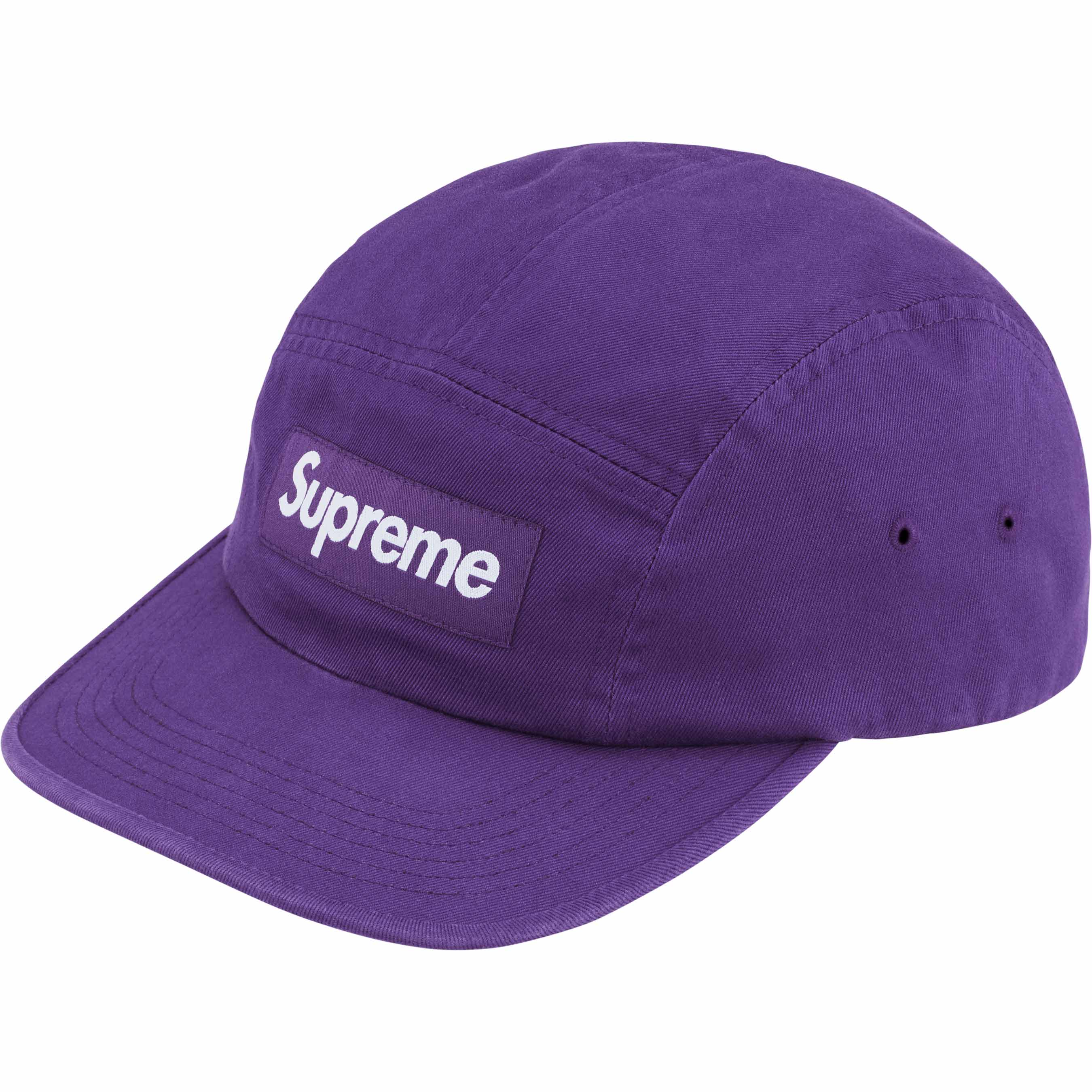 SUPREME 24SS WASHED CHINO TWILL CAMP CAP – CONCEPTSTOREHK
