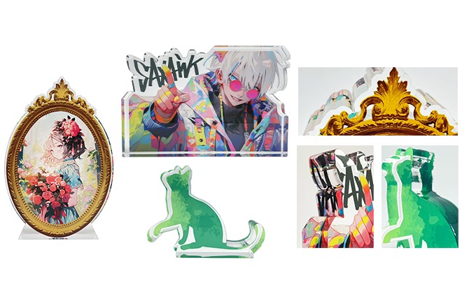 ダイカット アクリルブロック | オリジナルグッズ・OEM・ノベルティ製作